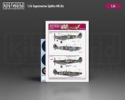 Kitsworld Kitsworld  - 1:24 Scale Decal/Mask Supermarine Spitfire Mk. IXc KW124002 BS119/YO-A, 401 Squadron. MH894/WZ-JJ, 309th Fighter Squadron 